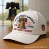 American Anniversary Baseball Cap, Men's and Women's Polyester Digital Printing Sun Hat Retro Style