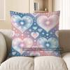 2D Heart Starry Pattern Cushion Covers For Home Pattern Cushion Cover Suitable For Sofa Bedroom Car Pillow Cover