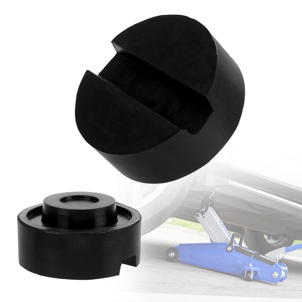 Slotted Floor Jack Pad Car Removal Tool Car Removal Tool Frame Rail Adapter Car Jack Support Block Rubber Black