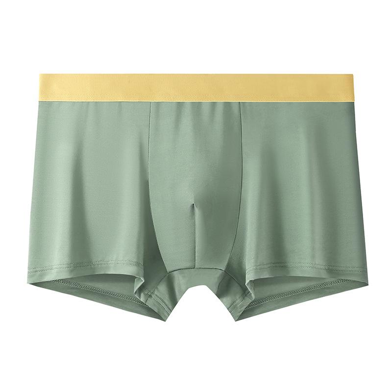 6 шт. мужского нижнего белья, мужские бесшовные боксеры Ice Silk, антибактериальные и дышащие, трусы-боксеры для подростков, короткие трусы, летние тонкие трусы-боксеры