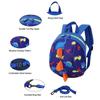 Infant Baby Dinosaur Safety Harness Backpack Toddler Kids Canvas Leash Anti-lost Kindergarten Bag Children Animal Schoolbags