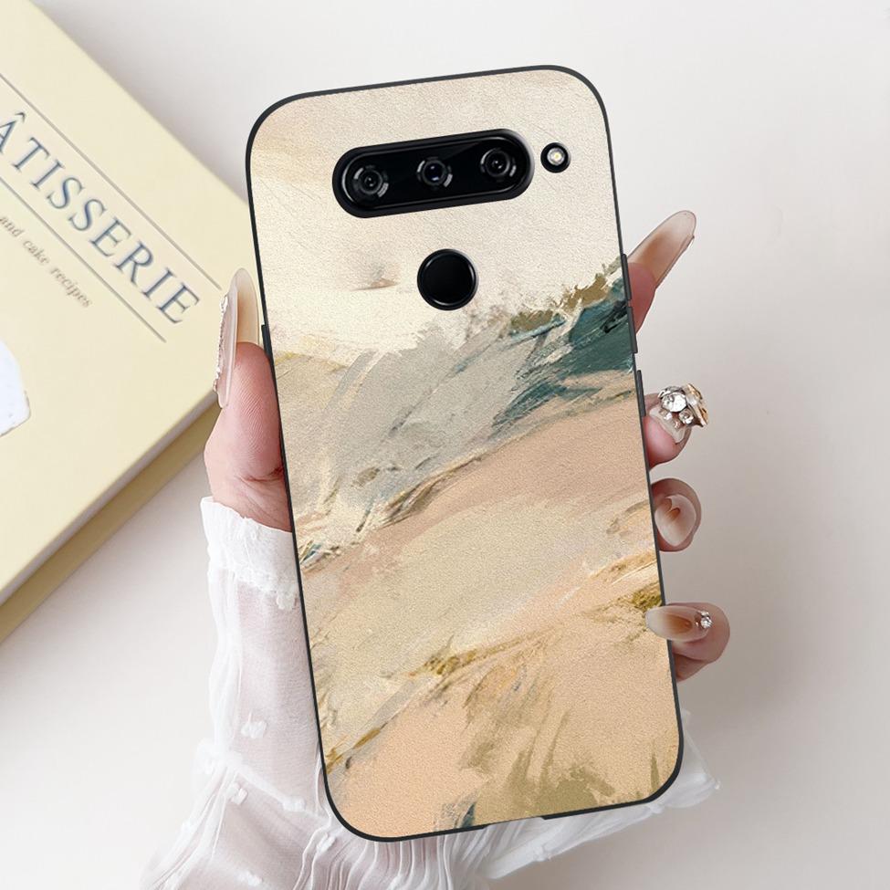 Чехол для LG V40 V50 ThinQ V50S ThinQ, милый мультяшный кот, роскошный, крутой, ударопрочный, силиконовая задняя крышка для LG V50S ThinQ 5G