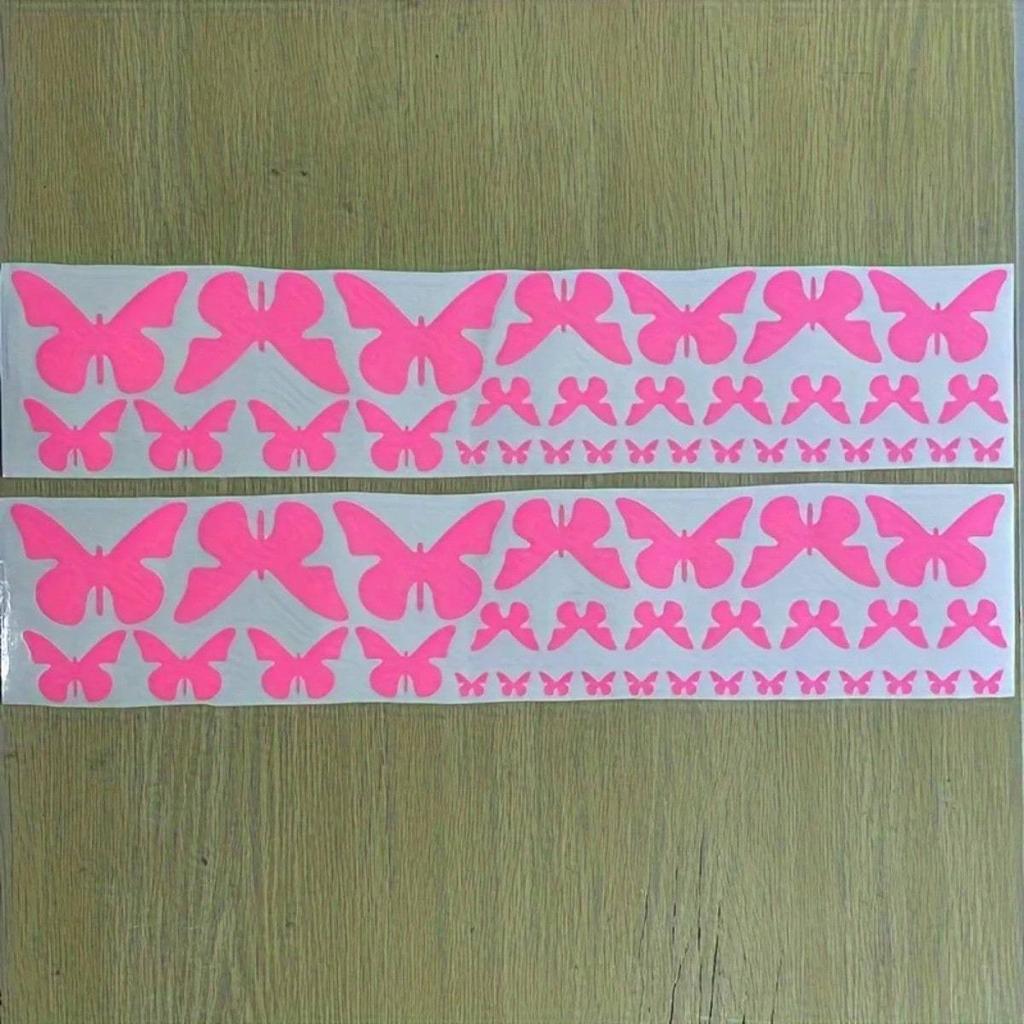 62pcs Cute Beautiful Car Side Stickers for Car Motorcycle Laptop Window Helmet Wall Skateboard and More