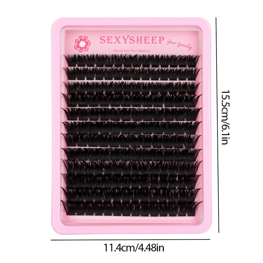 Lashes Clusters Eyelash Extension Wispy Cat Eyelashes 8-16mm Eyelashes Clusters With Soft Band Makeup