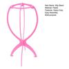 Collapsible Plastic Wig Stand Easy Assembly Portable Travel Folding Wig Head Multi-purpose Hat Display Rack Wig Styling Dryer Holder Wig Accessories