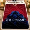 Flannel BlanketThe Weeknd Custom Name Text Personalized Soft Warm Throw Blanket Home Decor Gift
