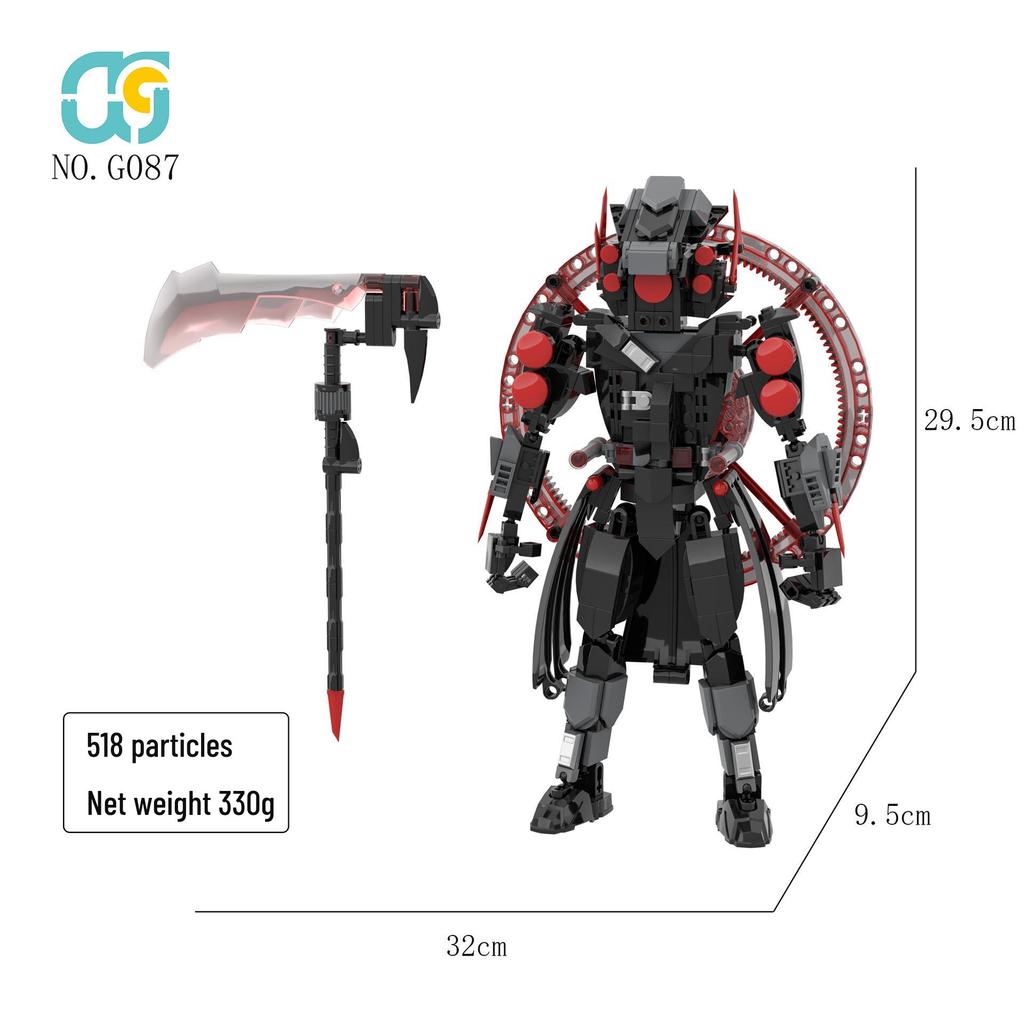 Трансграничный Титан Клокмен против. Туалетмен Телевизор Динамик Конструктор Минифигурки