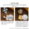 Xiaohongshu fashion temperament fairy wind dripping oil irregular petal stud earrings light luxury high-end earrings
