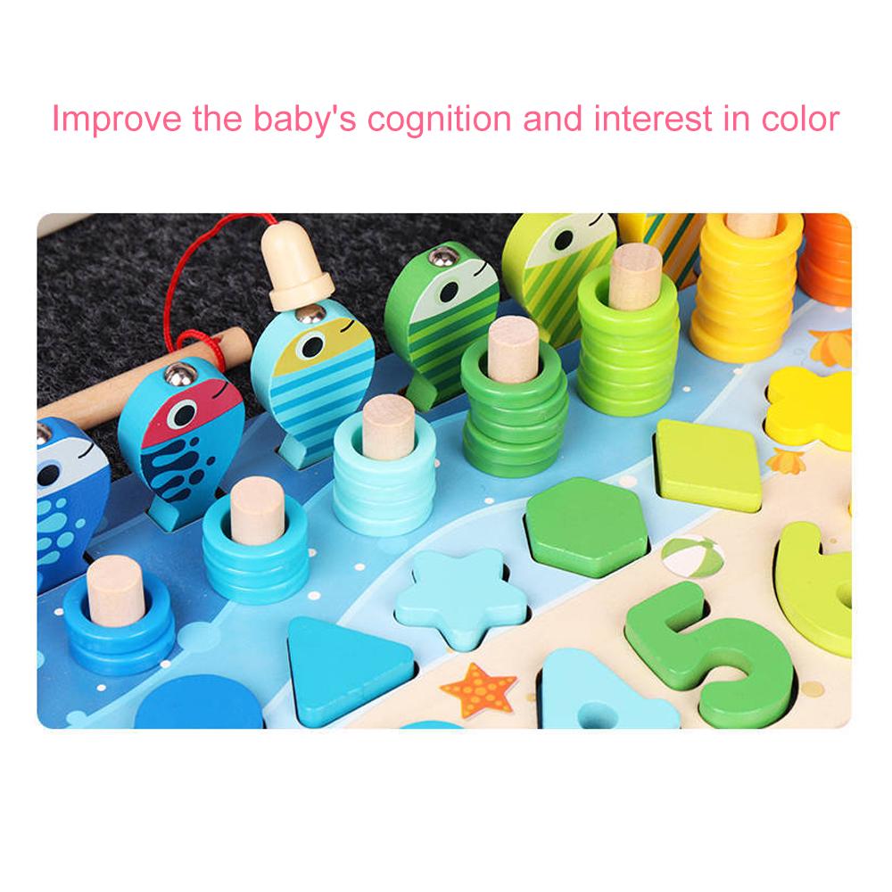 Деревянная головоломка с цифрами, доска для спичек, математическая игра, игрушки для раннего обучения, сортировка по цвету, форме, подсчет чисел