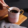 380 Ml Marble Inlaid with Gold Ceramic Coffee Cups Milk Drinking CUPS Office Gifts