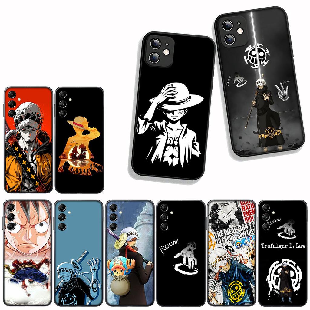 for Motorola Moto G54 G05 G24 G55 G75 G85 G15 G57 G86 Power Edge 50 30 Fusion neo Pro Case Trafalgar Water Law ONE PIECE Luffy