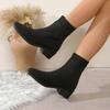 Women Sock Boots New 2024 Winter Fashion Elegant  Ankle Boots Women Fashion Party Designer Sexy Shoes for Women Botas De Mujer