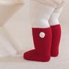 Bowknot Toddler  Hosiery Casual Red Socks New Bow Middle Tube Socks  Kids