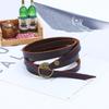 Cowhide Bracelet Retro Simple Multi-Circle Men'S Leather Bracelet