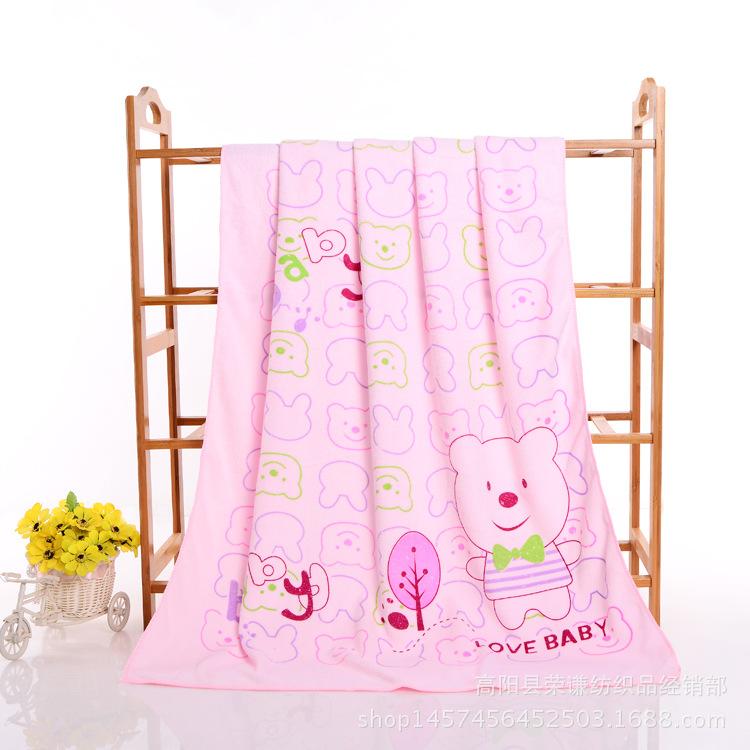 Cartoon Printed Absorbent Children's Quick-drying Bath Towel