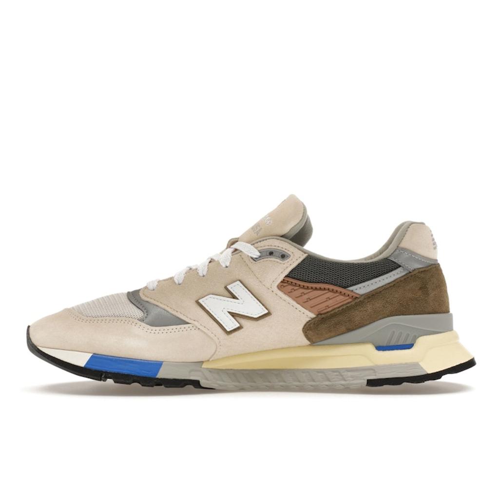 Concepts X New Balance 998 Made In USA C-Note - 10th Anniversary 2023 Men Sneakers Cream Sea-Salt Covert-Green U998CN