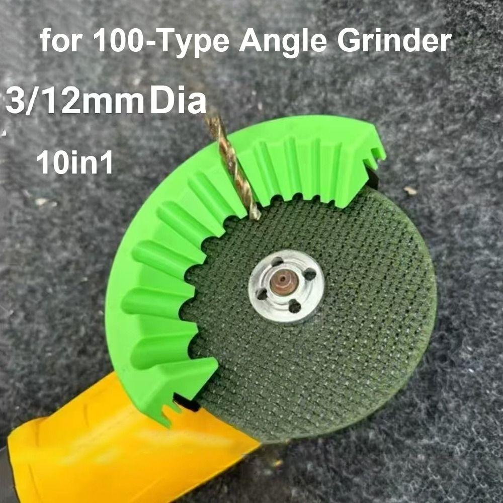 10 в 1 Многофункциональная поддержка для шлифовки сверл ABS Быстрый инструмент для заточки сверл Удобный Простой в использовании Заточной станок для сверл