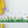 Green Plant Wall Sticker Art Mural Decoration for Restroom Nursery