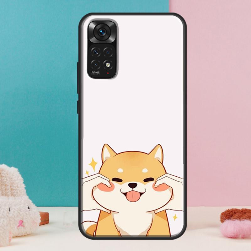 Милый чехол с сиба-ину для Xiaomi Redmi Note 13 12 Pro 14 11 9 10 9S 10S 11S 12S Redmi 14C 13C 10C 12C