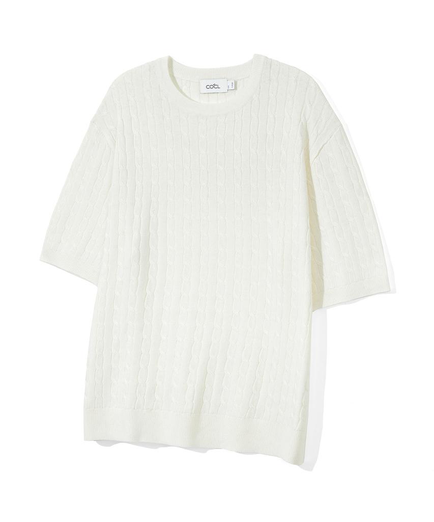 COSTUME O’CLOCK [2Pack] Cool Linen-Like Short Sleeve Knit Set