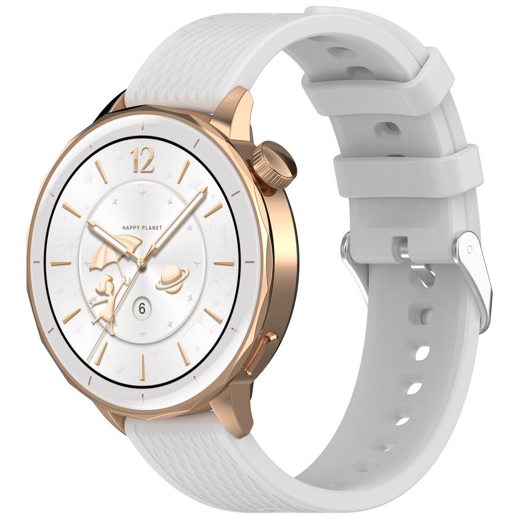 Классический силиконовый ремешок 18 мм Подходит для OPPO Watch X3 Mini X2 mini Силиконовый ремешок с алмазным узором, приятный для кожи