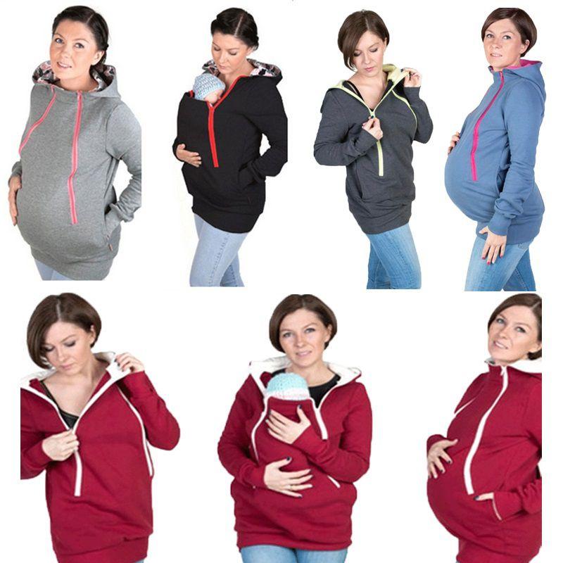 Уютная и теплая толстовка-кенгуру для беременных мам, папа, переноска-слинг для ребенка, держатель для питомца