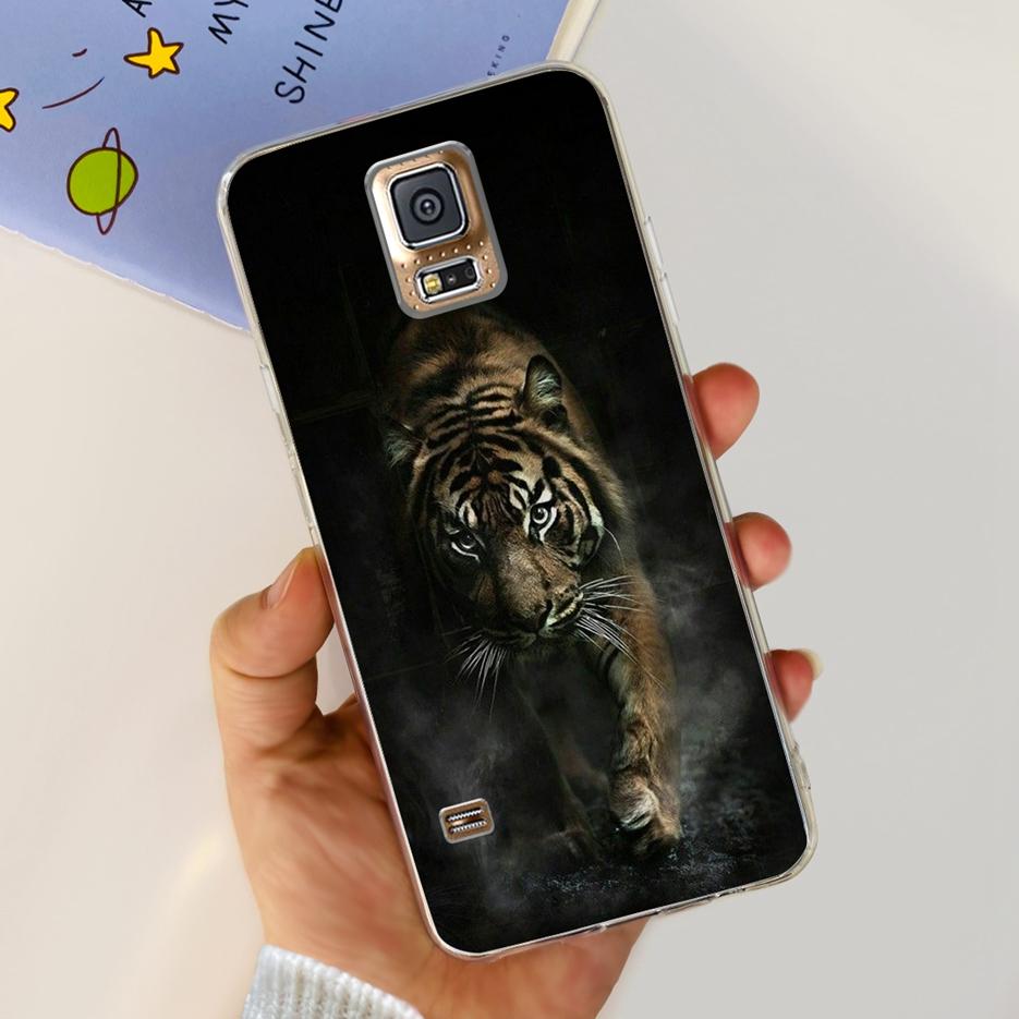 Чехол для Samsung Galaxy S5 G900F G900I G900M G900A G900T Милый Расписной Чехол Мягкий ТПУ Чехол для Телефона Для Samsung S5 S 5 GalaxyS5 Сумки