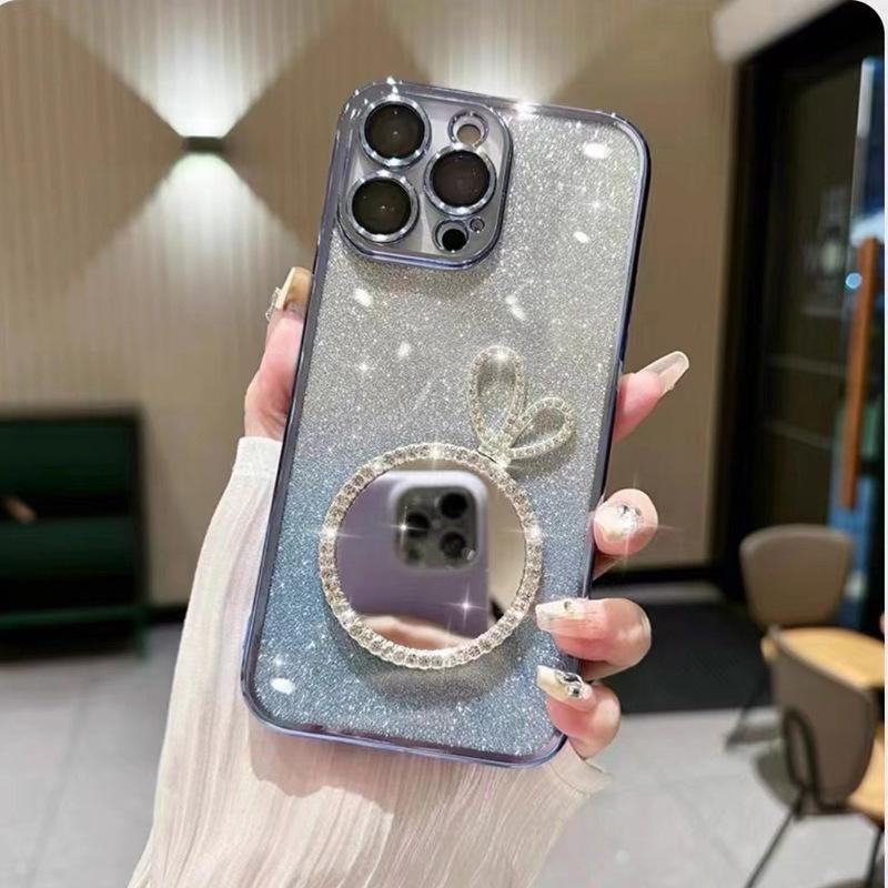 Оптовая продажа spot применимо чехол для мобильного телефона Redmi A3 новый Xiaomi POCO M6PRO блестящее зеркало мягкая крышка
