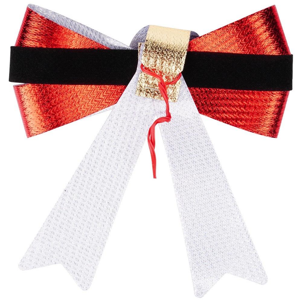 Christmas decorative bow 10x10 cm 3 pcs.