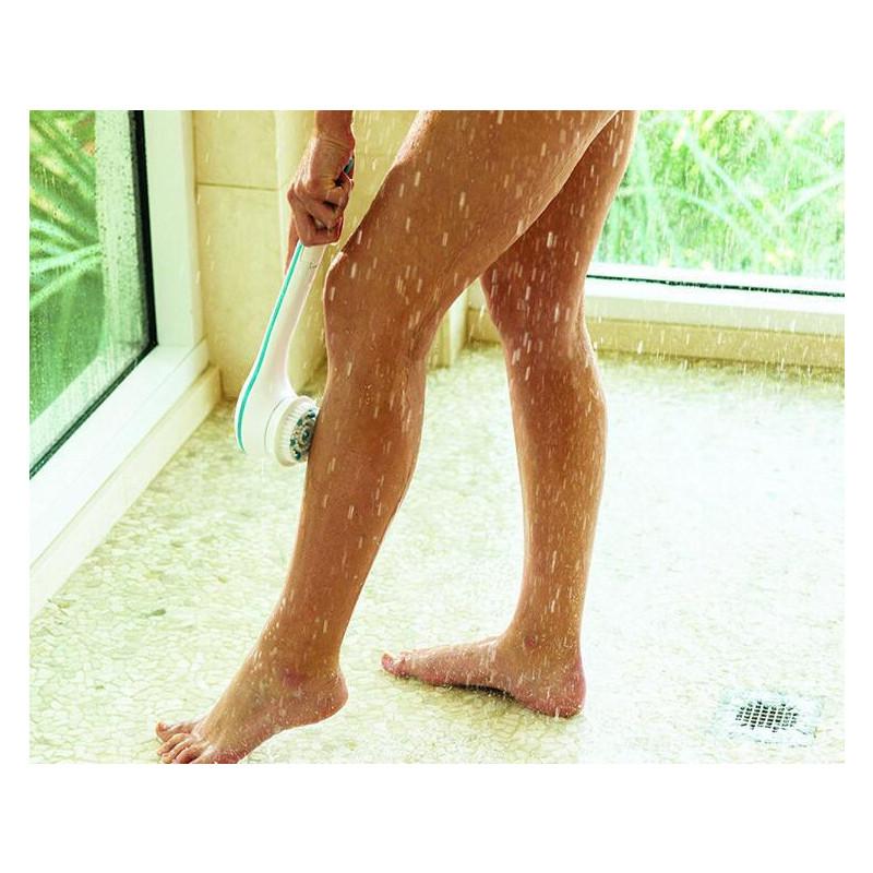 Electric Shower Scrubber With Silicone Bath Brush For Home Use And Relaxation