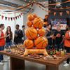 2 Pack Giant Self Standing Basketball Foil Balloons 3.5 ft with Field Base for Birthday Themed Party Decoration Sports Supplies Decor (Basketball Pile