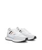 Running Style Sneakers with EVA Rubber Size White [BOSS] Outsole, Men's 45,