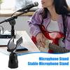 Микрофонная стойка Стандартное резьбовое крепление для микрофона Совместимо с проводными ручными микрофонами Устойчивый Легкий держатель для микрофона для студии звукозаписи KTV
