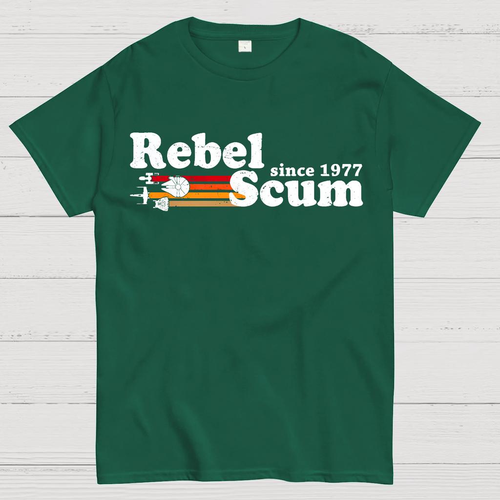 Rebel Scum Since 1977 Cotton Summer Casual Cool Loose T-Shirt