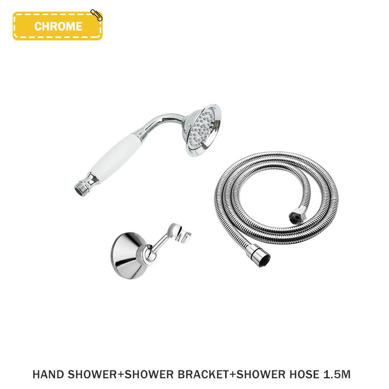 Нержавеющая сталь роскошная античная бронзовая ручная душевая лейка с держателем для душа 1,5 м шланг аксессуары для ванной комнаты душевая лейка