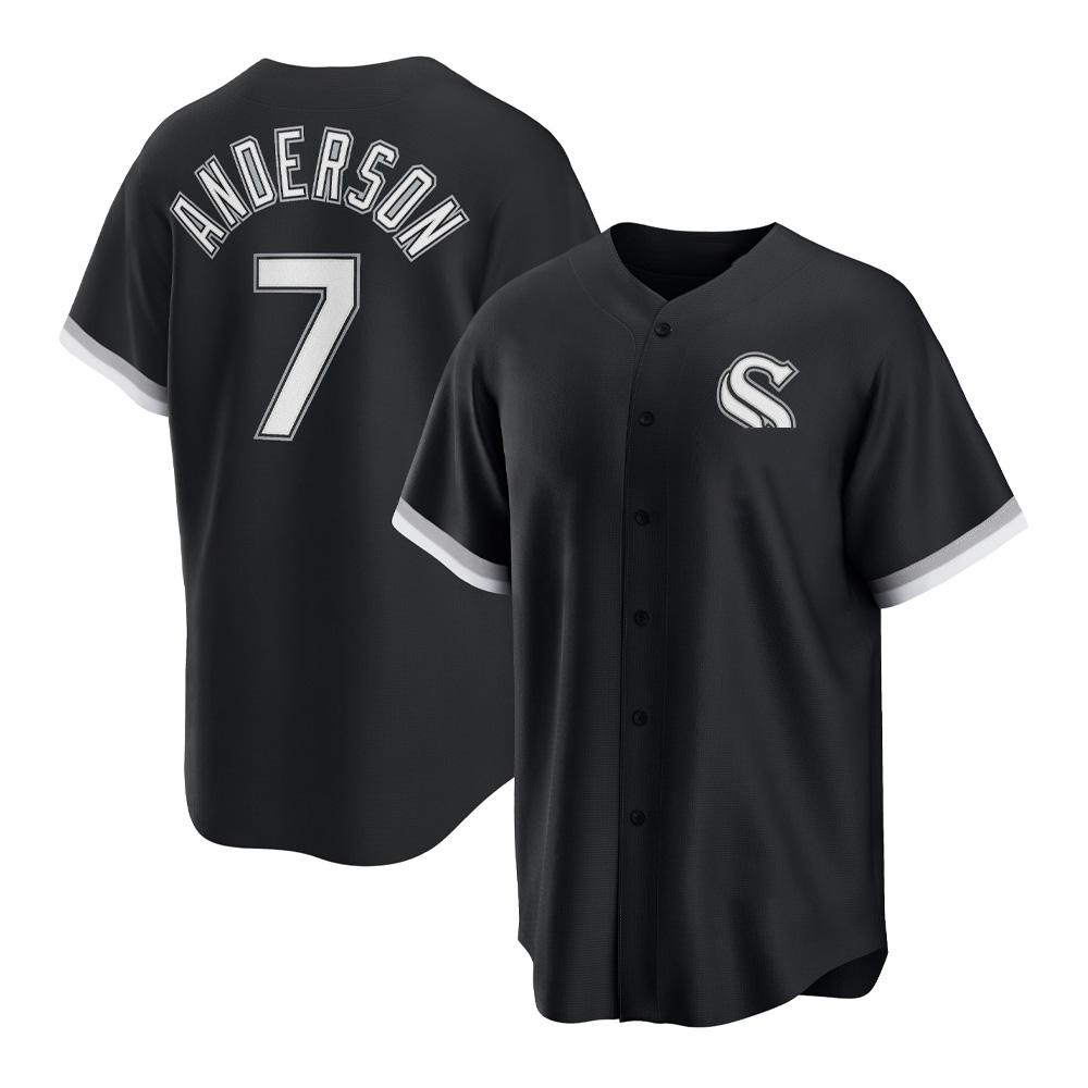 Custom Chicago Baseball Jersey Men Murakami 5 Anderson 7 Robert Jr 35 Abreu Stitched Pinstriped Baseball Uniform