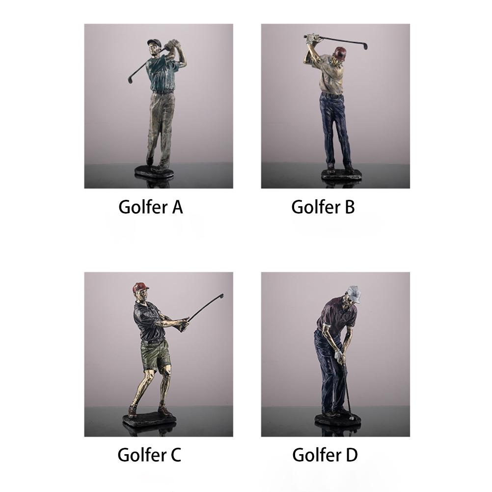 Роскошная фигурка персонажа Современная спортивная статуя Художественные фигурки Скандинавские изделия из смолы для гостиной