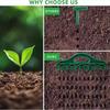 1-3PCS Seeds Spreader Seed-in Gardening Manual 12-Hole Soil Digger Portable Seeds Spacer Soil Puncher for Planting Seeds Soil Loosening