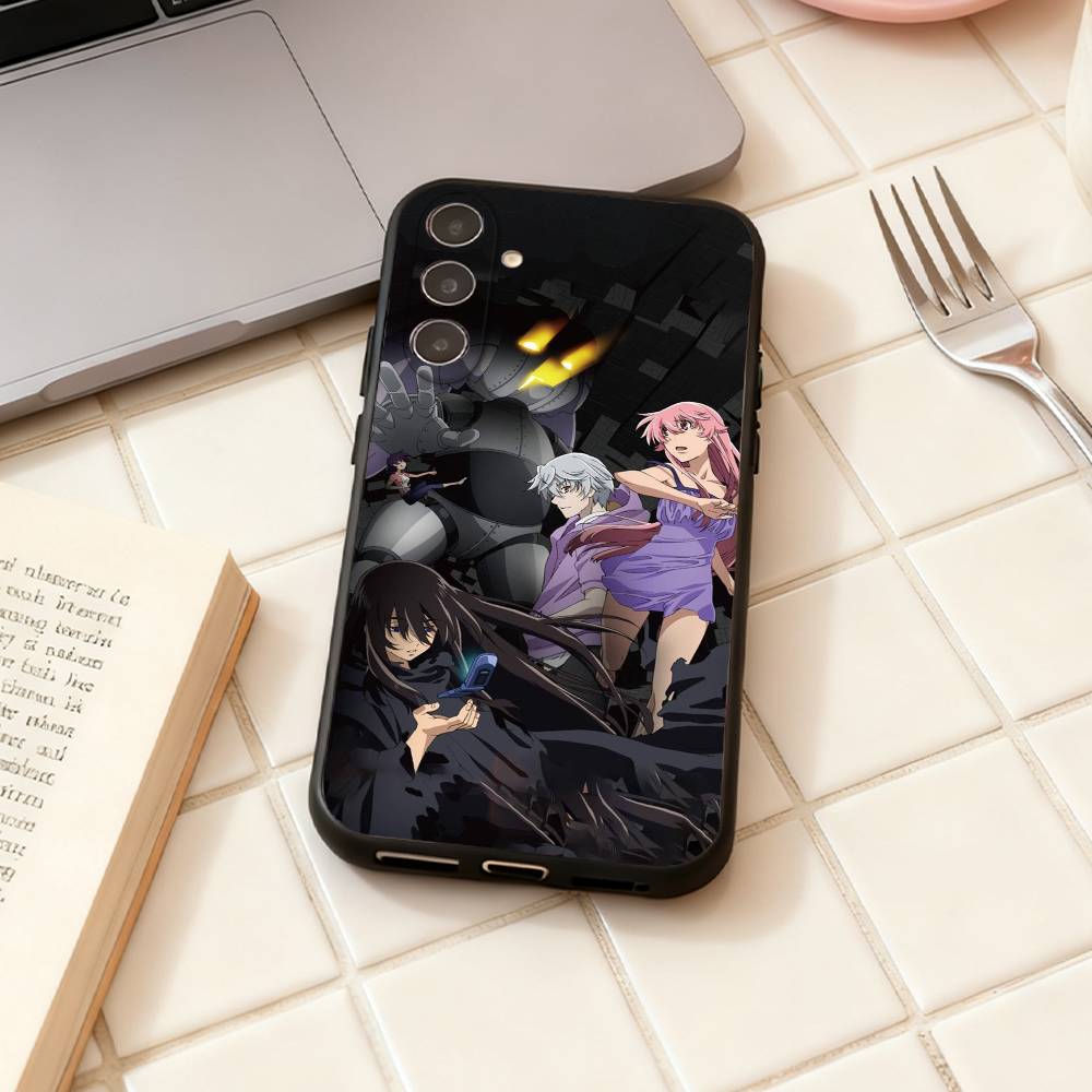 Чехол для телефона F-Future Diary Anime для Samsung Galaxy A73, A72, A71, A70, A53, A52, A51, Другие Мягкий Черный Корпус