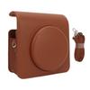 Vintage Camera Case Brown PU Leather Removable Front Section with Adjustable Shoulder Strap Camera