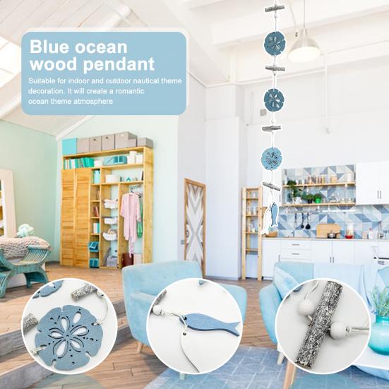 Starfish Wall Pendant with Cotton Rope Simple Installation Beach Theme Rustic Nautical Sea Star