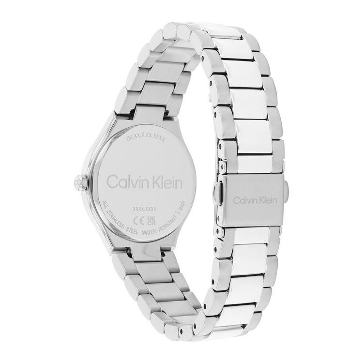 Calvin Klein Timeless Collection Watch Quartz Movement 30Mm White Dial Women watches 25200332