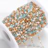 1Meter Crystal Cube Bead Chain Macaroon Colorful Bohemian Square Beads Chain for Necklace Bracelets Jewelry Making DIY