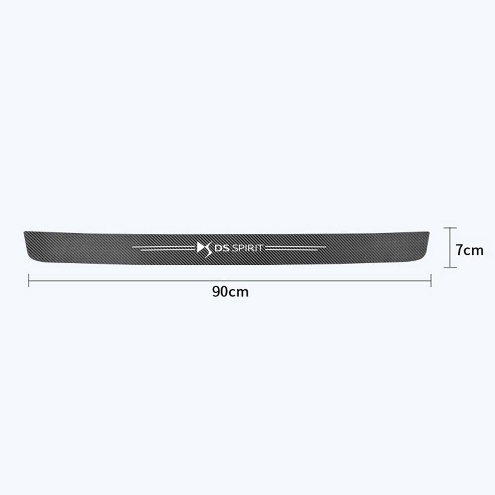 1pc Car Trunk Decorative Protective For DS SPIRIT DS3 DS4 DS4S DS5 5LS DS6 DS7 Sticker