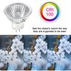 MR16 Halogen Bulb 20W Dimmable 12V GU5.3 Bi Pin Base Spotlight with Long Lifespan, 2700K Warm White MR16 Bulbs with Clear Glass Cover for Landscape,