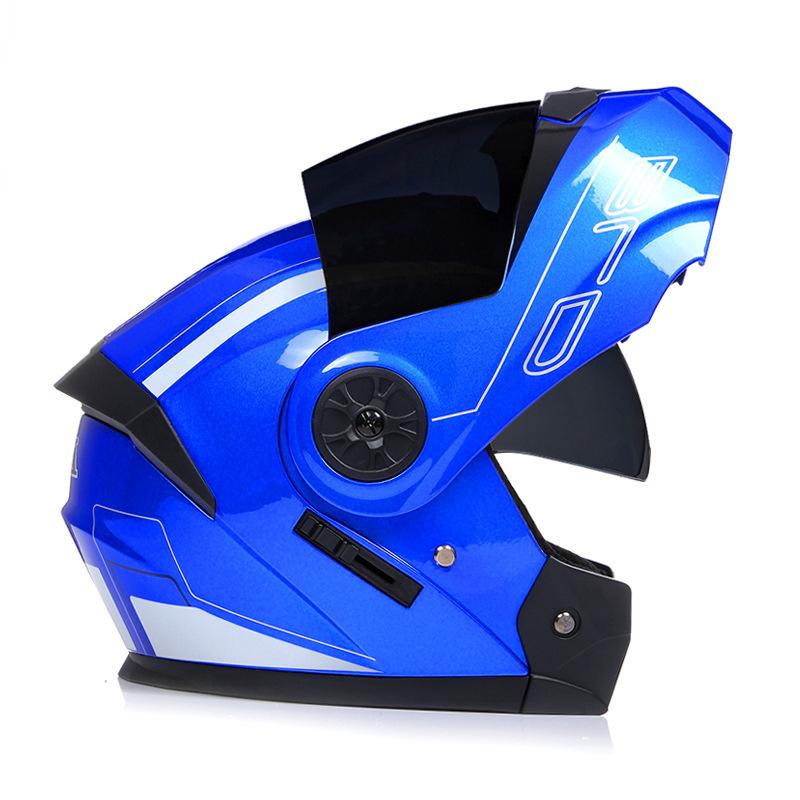 Flip Up Motorcycle Helmet Men Women Safety Downhill Motocross Racing Modular Personalised Full Face Casco Moto DOT Approved