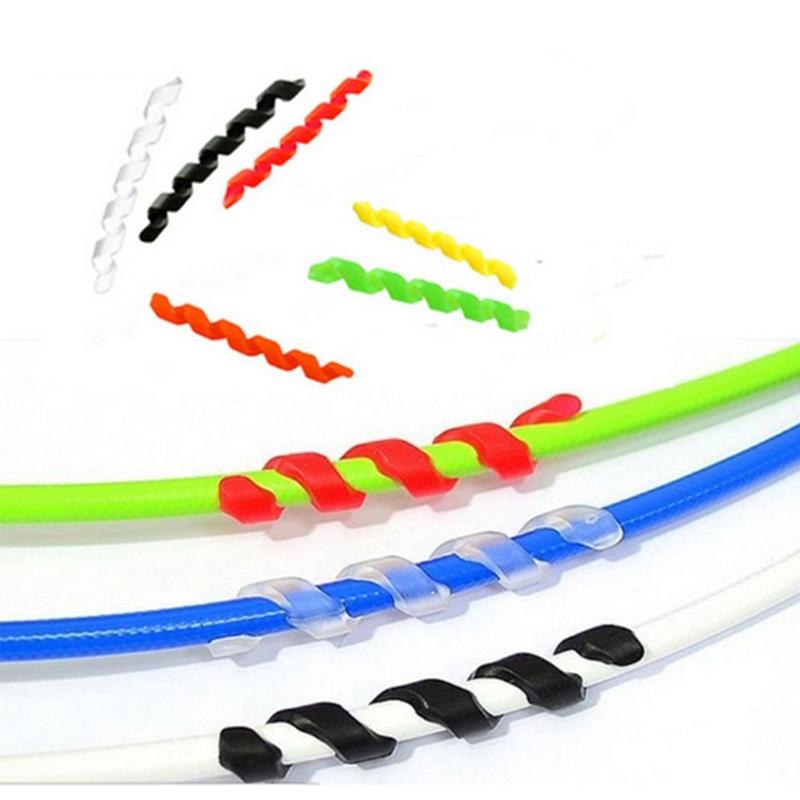 5 шт. Оболочка тормозного троса велосипеда для защиты Резиновая рама велосипеда для защиты Тормозная линия Трос переключения Пластиковая резиновая втулка