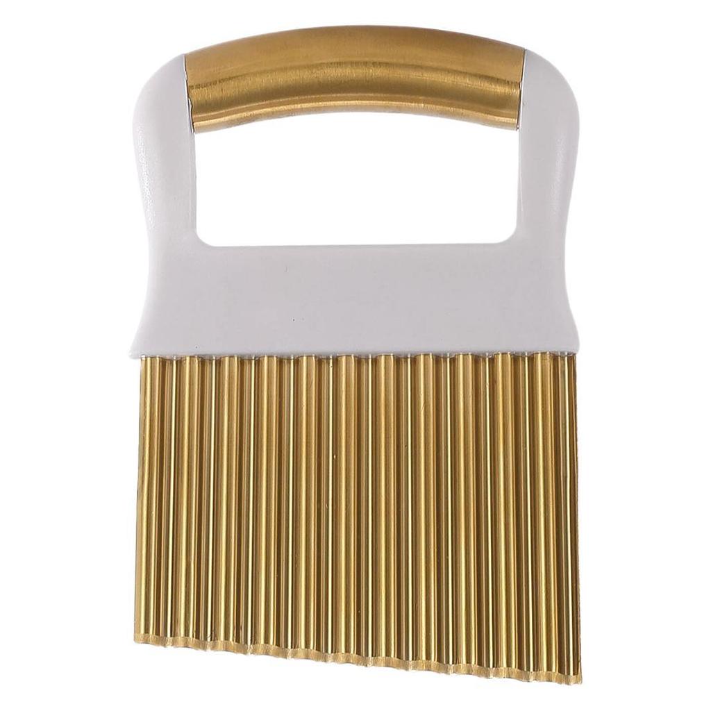 Нож для волнистой нарезки картофеля из нержавеющей стали Кухонные гаджеты Многофункциональная овощерезка Нож для картофеля с волчьим зубом Резак для картофеля фри