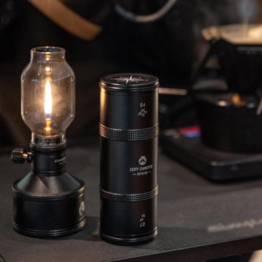 Coffee Can Outdoor Camping Aluminum Alloy Coffee Bean Tea-leaves Storage Bottle Sealed Layered