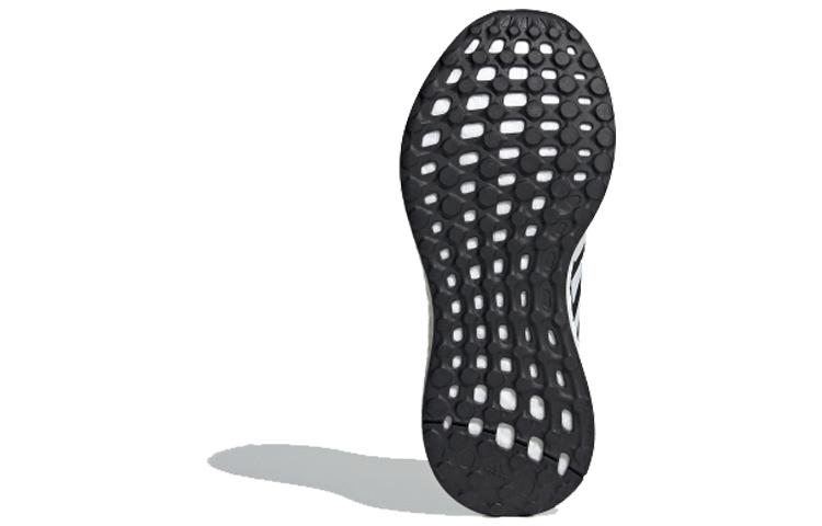adidas Rapida Lux S&L J Удобные Низкие Кроссовки для Бега с Круглым Носком Нескользящие Детские Черно-Белые Подростковые FV2760